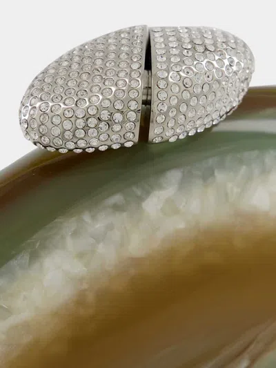 Benedetta Bruzziches Agate-effect Clutch Bag