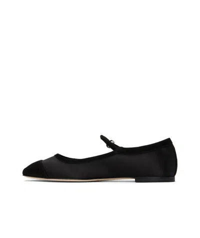 Aeyde Mary Jane Shoes With Flat Soles In Black