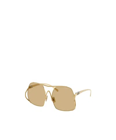 Miu Miu Square Sunglasses In Neutral