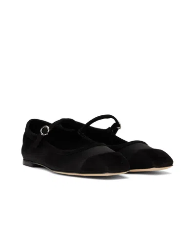 Aeyde Mary Jane Shoes With Flat Soles In Black