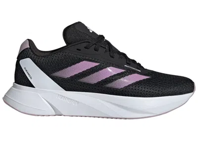 Pre-owned Adidas Originals Duramo Sl (women's) Sneakers In Core Black/bliss Lilac/preloved Fig