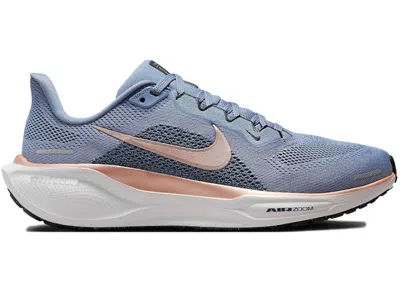 Pre-owned Nike Air Zoom Pegasus 41 (women's) Sneakers In Ashen Slate/armoury Navy Blue/black