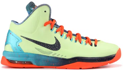 Pre-owned Nike Kd 5 Allstar (2013) Sneakers In Liquid Lime/obsidian/sport Turquoise