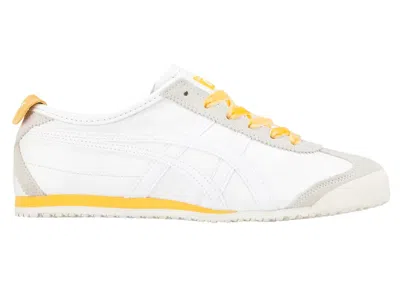 Pre-owned Asics Onitsuka Tiger Mexico 66 (women's) Sneakers In White/tiger Yellow In Multi