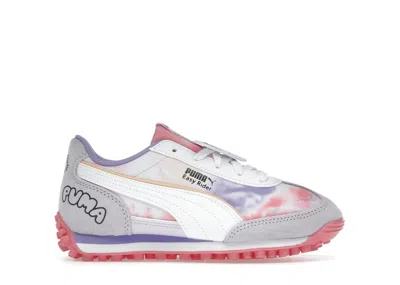 Pre-owned Puma Easy Rider Hello Kitty And Friends Sneakers In Lilac Frost/ White/magic Rose In Multi