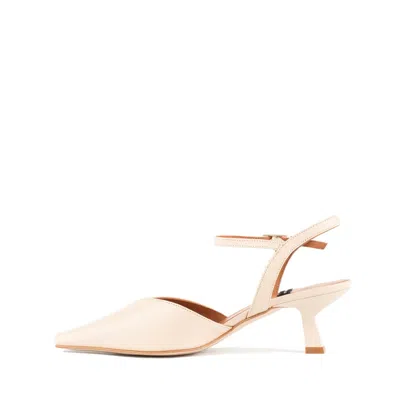 Angel Alarcon Wilna Ivory Heeled Shoe