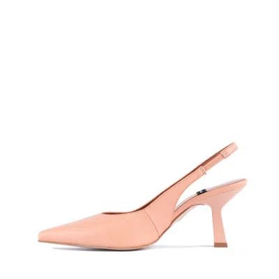 Angel Alarcon Violet Pumps With Heel And Back Strap
