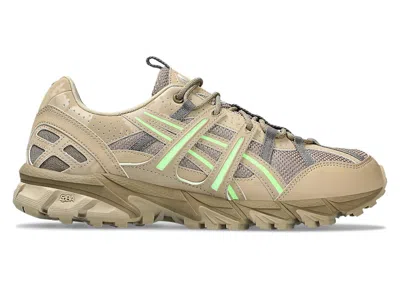 Pre-owned Asics Men's  Gelsonoma 1550 Sneakers In Pepper/illuminate Green