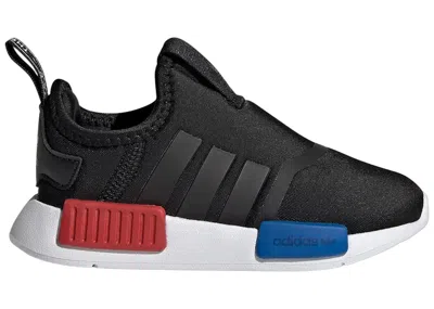 Pre-owned Adidas Originals Nmd 360 Sneakers In Core Black/cloud White/scarelet Red In Multi