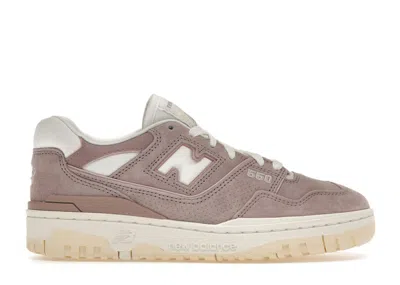 Pre-owned New Balance 550 Suede (women's) Sneakers In Lilac Chalk/macadamia Nut/white In Multi
