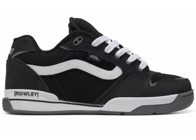 Pre-owned Vans Men's  Rowley Lx Sneakers In Black/white/grey In Multi