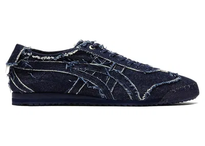 Pre-owned Asics Men's  Onitsuka Tiger Mexico 66 Sd Indigo Denim Sneakers In Peacoat In Blue