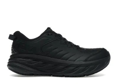 Pre-owned Hoka Bondi Sr (women's) Sneakers In Black