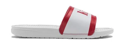Pre-owned Kith Men's  X Coke Chancletas Slides Sneakers In White/red In Multi
