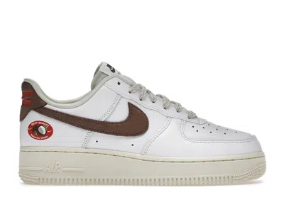 Pre-owned Nike Air Force 1 '07 Lx Coconut (women's) Sneakers In White/archaeo Brown/coconut Milk