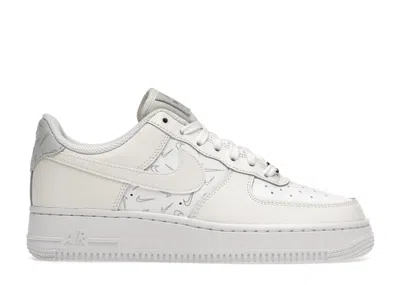 Pre-owned Nike Air Force 1 Low '07 Mini Checks (women's) Sneakers In Sail/white/pure Platinum