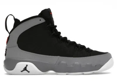 Pre-owned Jordan 9 Retro Sneakers In Black/university Red/particle Grey