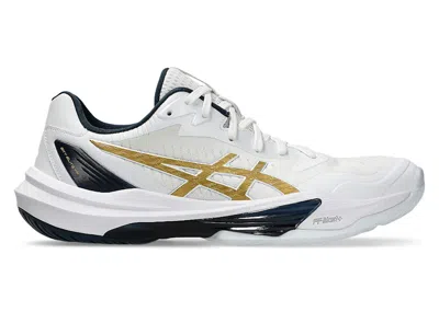 Pre-owned Asics Sky Elite Ff 3 (women's) Sneakers In White/pure Gold