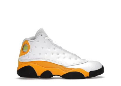 Pre-owned Jordan 13 Retro Sneakers In White/university Red/del Sol