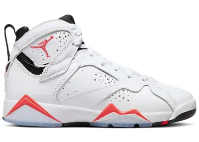 Pre-owned Jordan 7 Retro Infrared Sneakers In White/black/crimson