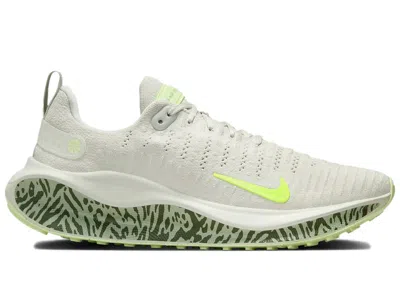 Pre-owned Nike Reactx Infinity Run 4 (women's) Sneakers In Light Bone/barely Volt/cargo Khaki