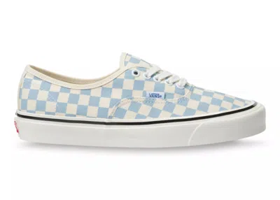 Pre-owned Vans Men's  Authentic 44 Dx Anaheim Factory Light Blue Checkerboard Sneakers In Og Light Blue/og Chec