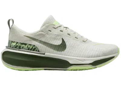 Pre-owned Nike Zoomx Invincible Run 3 Cargo Khaki (women's) Sneakers In Light Bone/barely Volt In Multi