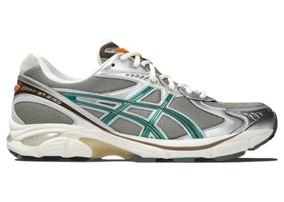 Pre-owned Asics Men's  Gt2160 Carnival Concrete Bloom Sneakers In Lichen Green/jewel Green