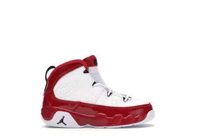 Pre-owned Jordan 9 Retro Sneakers In White/black/gym Red