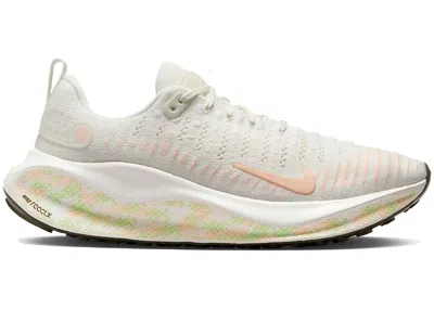 Pre-owned Nike Reactx Infinity Run 4 Crimson Tint (women's) Sneakers In Sail/vapor Green/cargo Khaki
