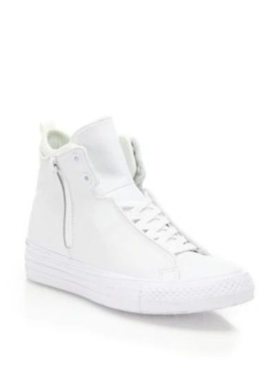 Converse Chuck Taylor Selene Leather High-top Sneakers In White