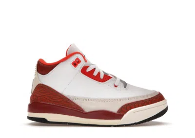 Pre-owned Jordan 3 Retro Se Dunk On Mars Sneakers In White/black/mars Stone