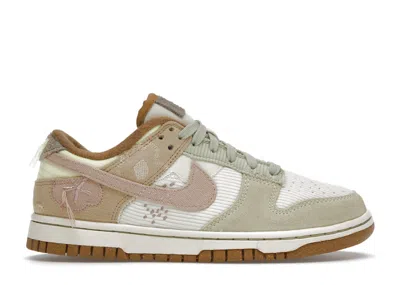 Pre-owned Nike Dunk Low On The Bright Side (women's) Sneakers In Coconut Milk/bio Beige/sail In Multi