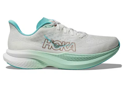 Pre-owned Hoka Mach 6 (women's) Sneakers In Frost/rose Gold
