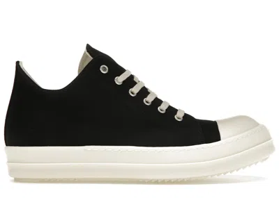 Pre-owned Rick Owens Men's  Drkshdw Lido Low Sneaks Sneakers In Black/milk