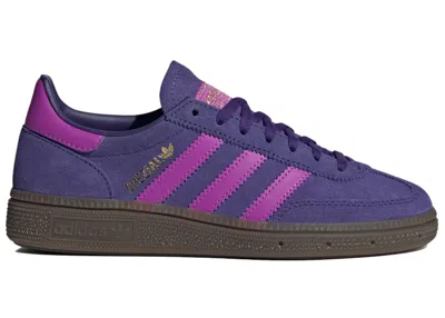 Pre-owned Adidas Originals Handball Spezial (kid's) Sneakers In Collegiate Purple/purple Burst/gum