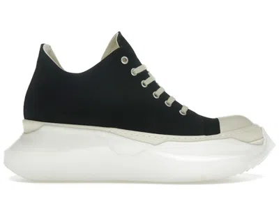 Pre-owned Rick Owens Men's  Hollywood Drkshdw Abstract Low Sneakers In Black/milk