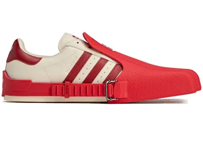 Pre-owned Adidas Originals Superfinger Superstar Avavav (women's) Sneakers In Better Scarelet Red/cream White In Multi