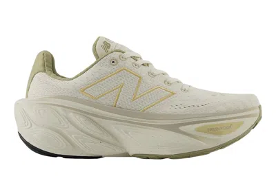 Pre-owned New Balance Fresh Foam X More V5 (women's) Sneakers In Linen/stoneware/gold Metallic In Multi