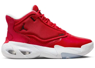 Pre-owned Jordan Max Aura 4 Sneakers In University Red/black/white In Multi