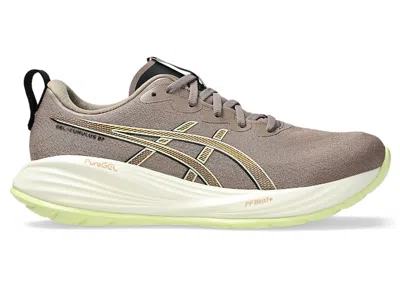 Pre-owned Asics Men's  Gelcumulus 27 Sneakers In Taupe Grey/black