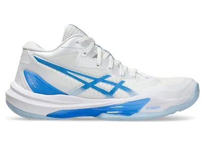 Pre-owned Asics Sky Elite Ff Mt 3 (women's) Sneakers In White/blue Coast