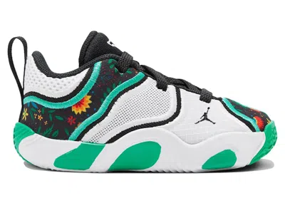 Pre-owned Jordan Tatum 3 Welcome To The Garden Alternate Sneakers In White/black/kinetic Green In Multi