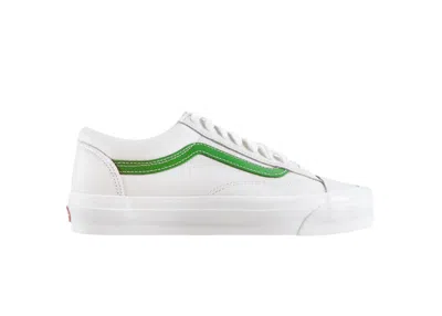 Pre-owned Vans Men's  Style 36 Vlt Lx Sneakers In White/green