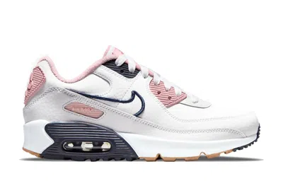 Pre-owned Nike Air Max 90 Ltr Se (women's) Sneakers In White/pink Glaze/chile Red In Multi