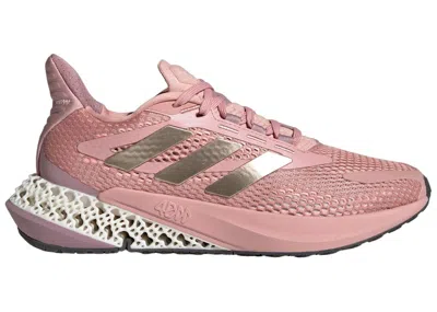 Pre-owned Adidas Originals 4dfwd Pulse (women's) Sneakers In Wonder Mauve/sandy Beige/acid Red