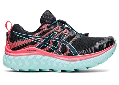 Pre-owned Asics Trabuco Max (women's) Sneakers In Black/blazing Coral