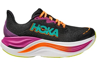 Pre-owned Hoka Skyward X (women's) Sneakers In Black/electric Aqua