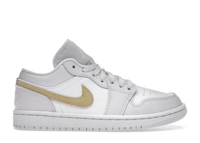 Pre-owned Jordan 1 Low (women's) Sneakers In Barely Grape/white/lemon Wash