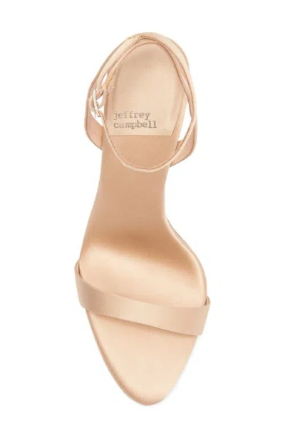 Jeffrey Campbell Blossmz Ankle Strap Satin Sandal